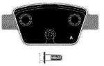 PASTIGLIE FRENO POSTERIORI  FIAT MULTIPLA FIAT STILO VWA23714