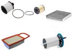 AOQ - Kit tagliando 5 FILTRI PER FIAT 500X 1.3 MULTIJET DIESEL, (312), EURO6 C/ ABITACOLO AI CARBONI ATTIVI