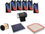 AOQ - KIT TAGLIANDO compatibile VOLVO XC40 (536) D3 (110 kW / 150 CV) 2018 con 6 litri olio ip sintiax eco v sae 0w20