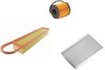 AOQ - KIT TAGLIANDO 3 FILTRI COMPATIBILE CON CITROEN C3 PICASSO C4I, C4II DS4 1.4, 1.6 dal 2009>