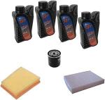 AOQ-KIT TAGLIANDO COMPATIBILE x FORD Fiesta VI Hatchback (JA8, JR8) 1.4 (71 kW / 97 CV) 2008 +4LT OLIO  IP SINTIAX 5W30