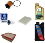 AOQ - KIT TAGLIANDO 4 FILTRI COMPATIBILE CON JEEP COMPASS (MP, M6, MV, M7)1.6 2.0 CRDI (DIESEL) + 4 litri OLIO 5W30 (con filtro carburante originale UFI)
