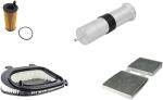 AOQ - KIT TAGLIANDO 4 FILTRI COMPATIBILE CON BMW SERIE X3 (F25), XDRIVE 18d, 20d 100kw, 105kw, 110 kw,120kw, 130kw