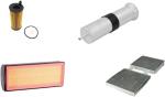 AOQ - KIT TAGLIANDO 4 FILTRI COMPATIBILE CON BMW SERIE X3 (F25), X4 (F26) XDRIVE 30 d, MOTORI 2995 CC