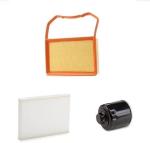 AOQ- KIT TAGLIANDO3 FILTRI COMPATIBILE VW POLO V 1.0 VW UP 1.0, SEAT MI IV SKODA CITIGO 2011>