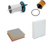AOQ - KIT TAGLIANDO 4 FILTRI  X FIAT DOBLO'1.6 MTJ 66,74,77 KW DAL 2010> DOBLO' 2.0 99KW C/START & STOP, OPEL COMBO 1.6-2.0 CDTI DAL 2012
