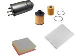 AOQ - KIT TAGLIANDO FILTRI COMPATIBILE CON FIAT GRANDE PUNTO 1.9 JTD 88KW, 96K DAL 2006