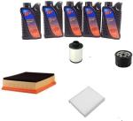 AOQ - KIT TAGLIANDO 4 FILTRI + 5 LITRI OLIO 5W40 COMPATIBILE CON FT MULTIPLA 1.9 MULTIJET DAL 02.05>
