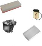 AOQ - KIT TAGLIANDO 4 FILTRI PER  CITROEN C3 I 1.4-1.6  HDI 16v , C3 Picasso 1.6 HDI 16v, PEUGEOT 206-307-308 I 1.6 HDI 16v
