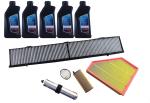 AOQ - KIT TAGLIANDO 4 FILTRI C/5LT OLIO 5W30 ORIGINALE  BMW X1 (E84) SERIE 3 (E90) (E91) DAL 2009