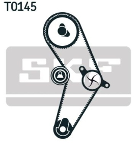 SKF KIT DISTRIBUZIONE CON POMPA AC. ADATT. FIAT 500, PANDA, GR.PUNTO 1.2/1.4